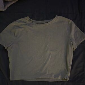 Wild Fable Olive Crop Top